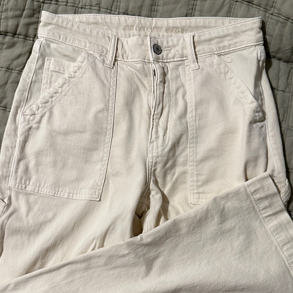 American Eagle High-Waisted Carpenter Jeans
